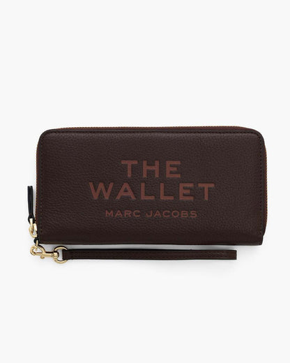 The Leather Continental Wallet Ganache Marc Jacobs