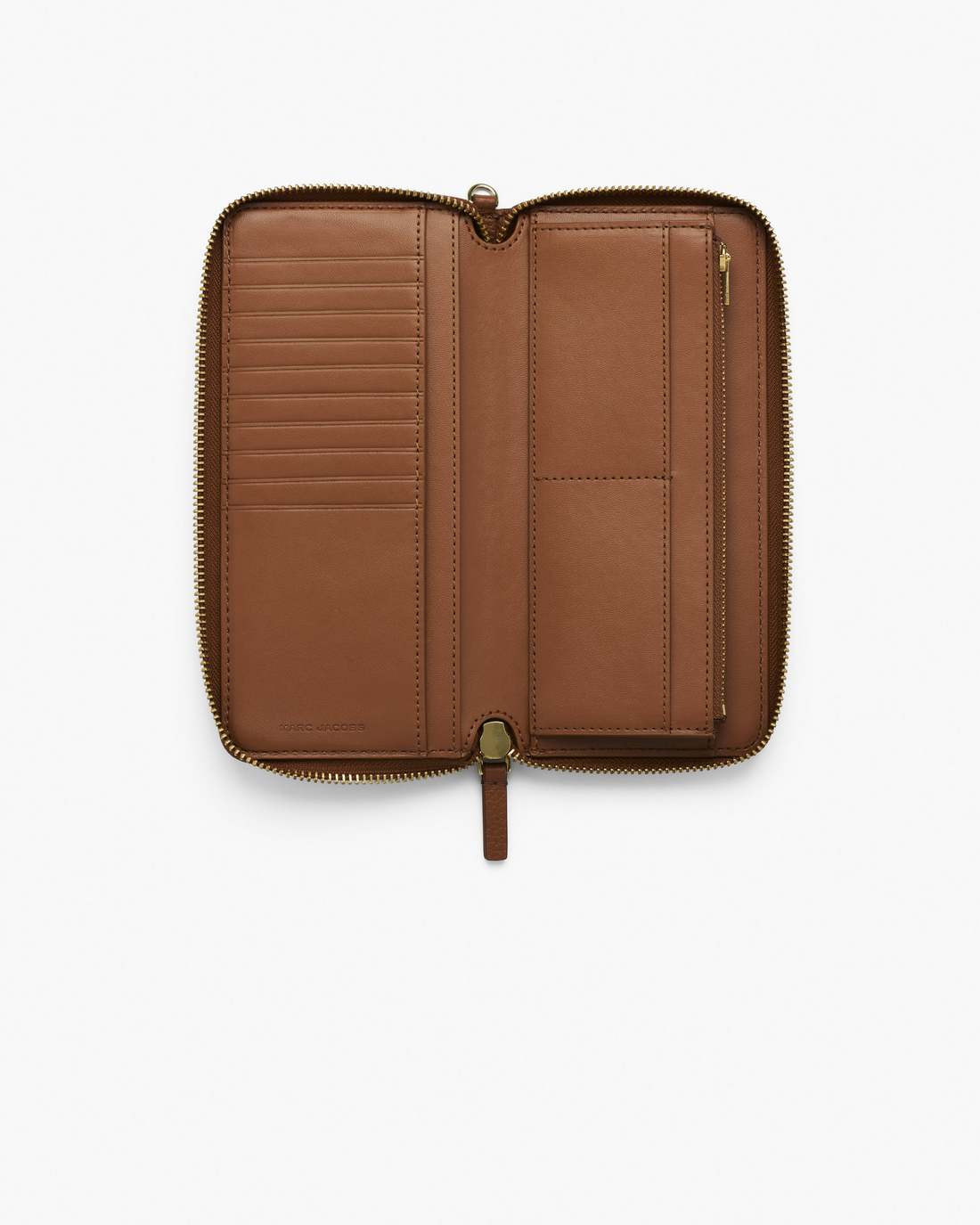 The Leather Continental Wallet Argan Oil Marc Jacobs