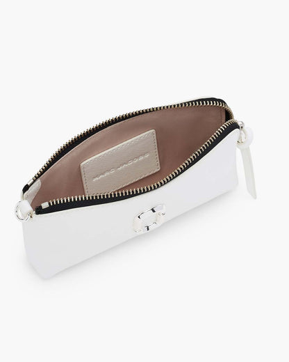The Snapshot Dtm Wristlet White Marc Jacobs