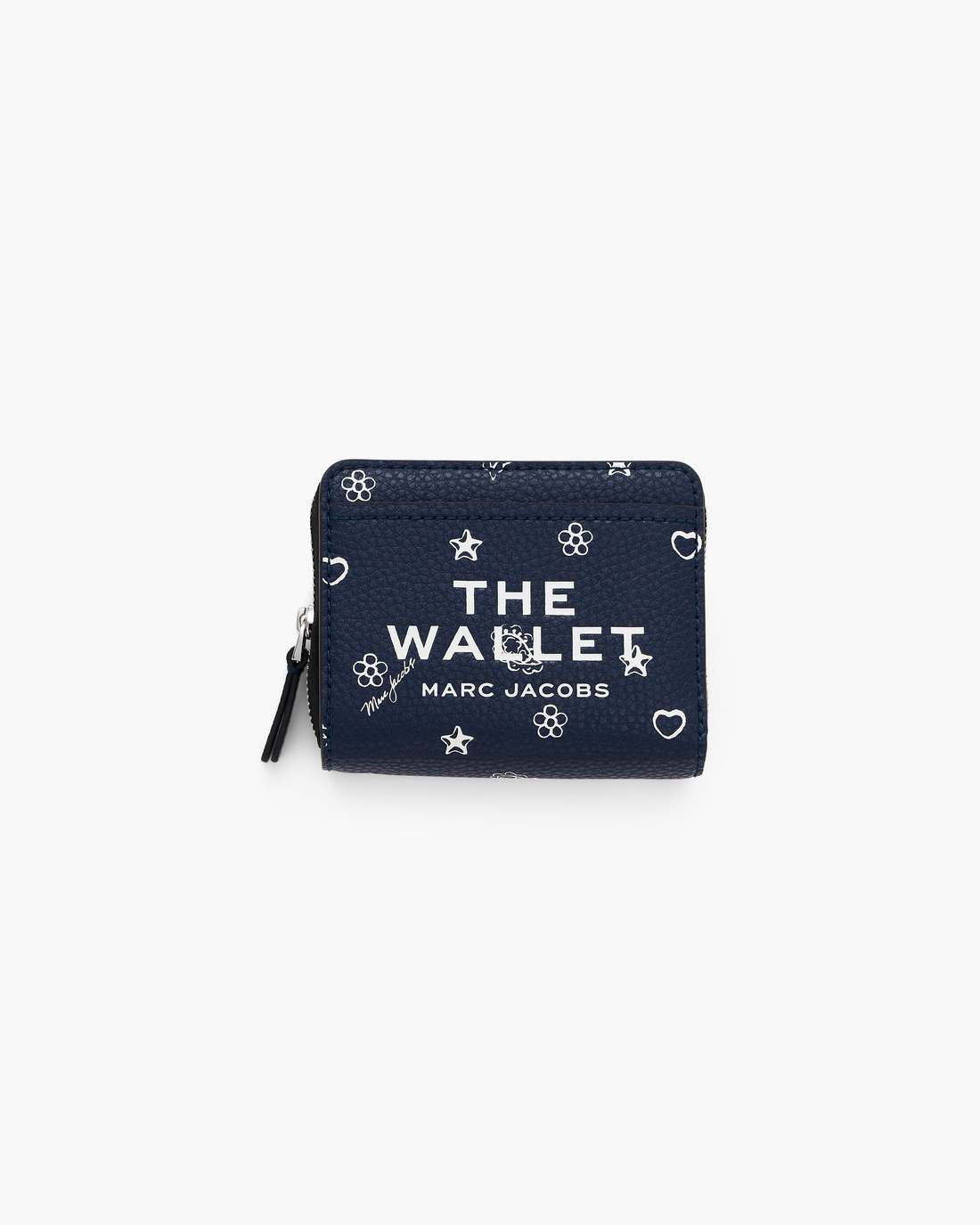 The Bandana Mini Compact Wallet Navy Multi Marc Jacobs