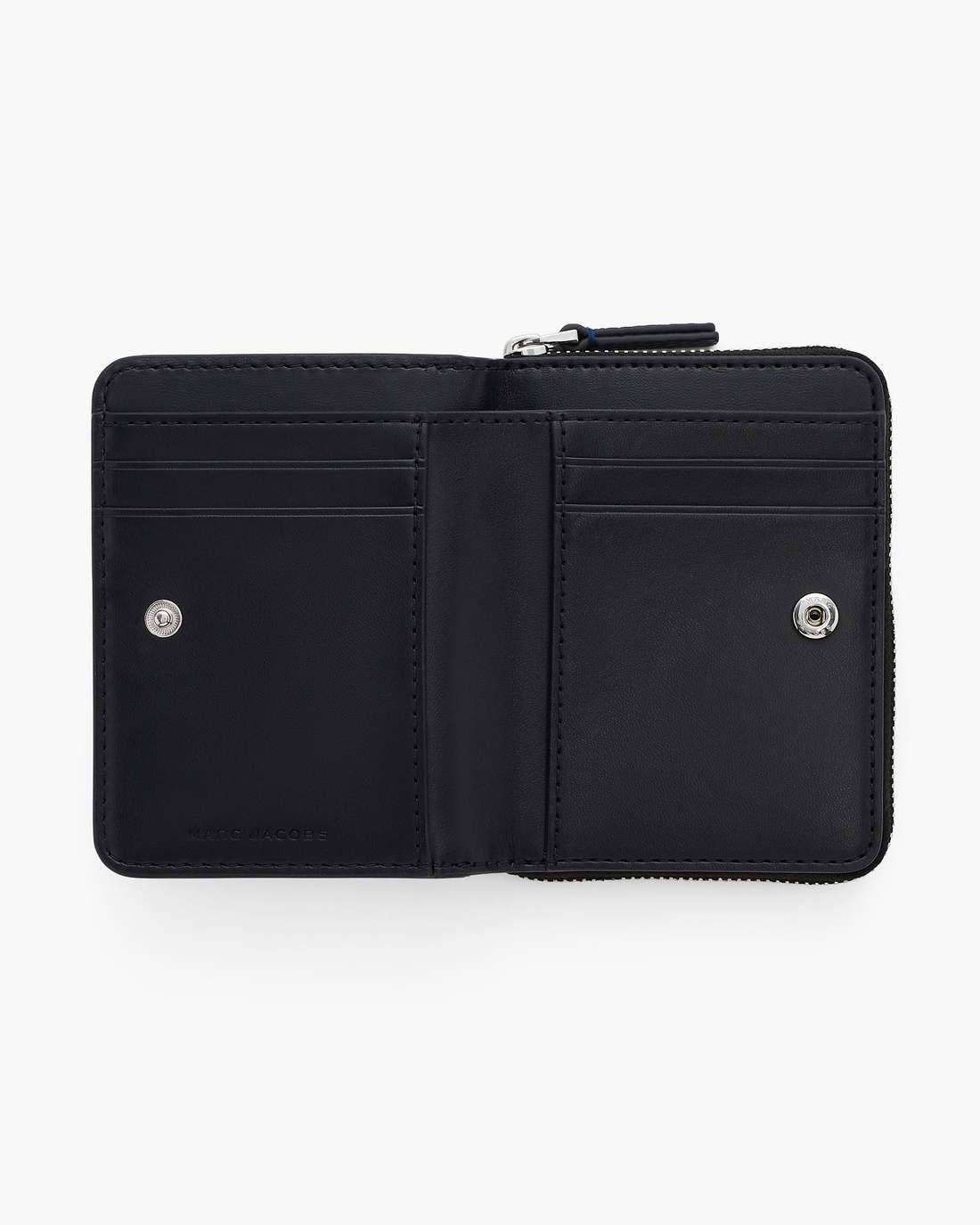 The Bandana Mini Compact Wallet Navy Multi Marc Jacobs