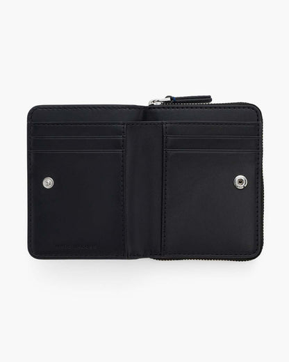 The Bandana Mini Compact Wallet Navy Multi Marc Jacobs