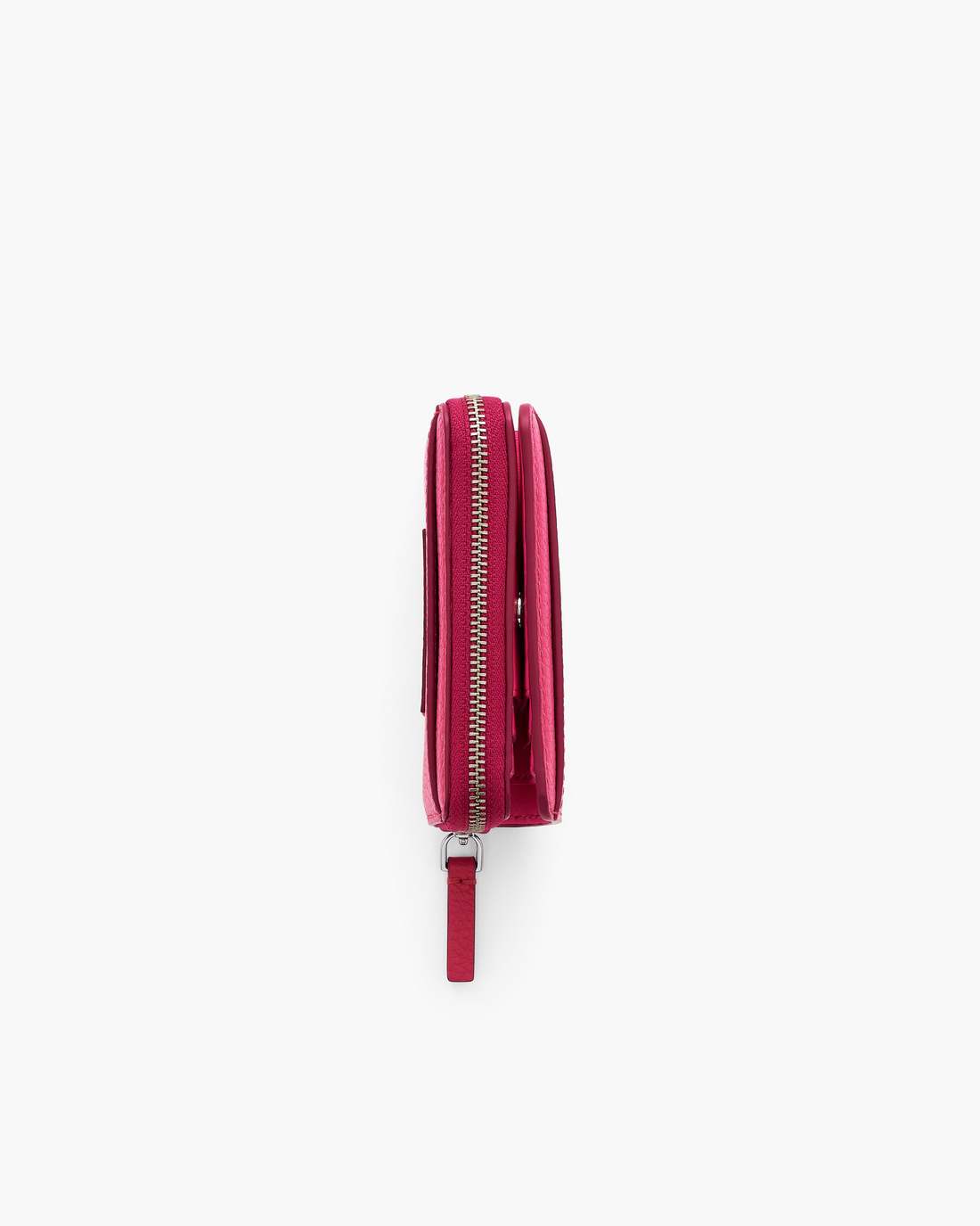 The Leather Mini Compact Wallet Raspberry Pink Marc Jacobs
