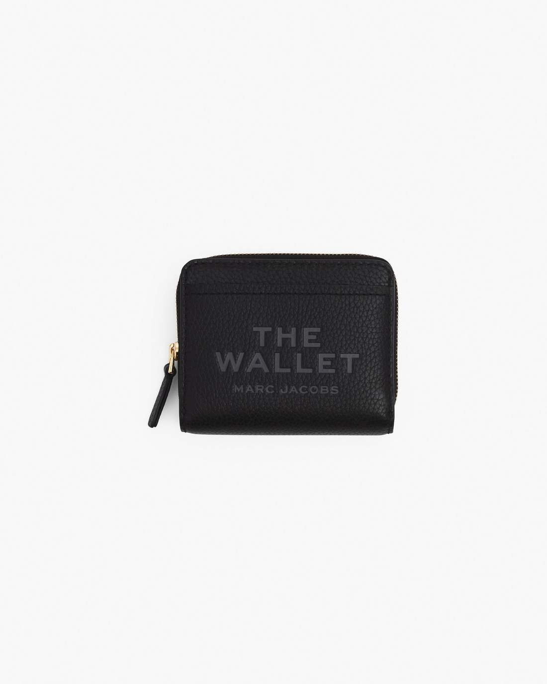 The Leather Mini Compact Wallet Black Marc Jacobs