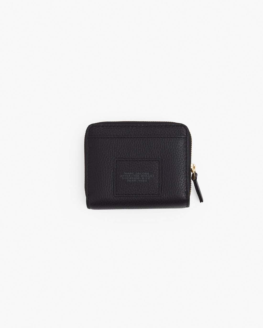 The Leather Mini Compact Wallet Black Marc Jacobs