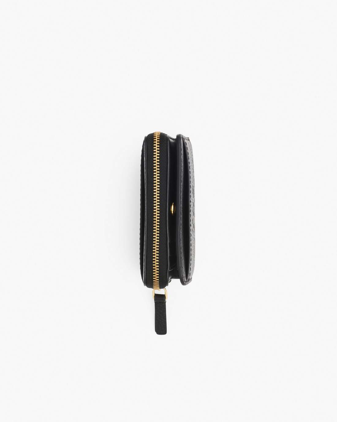 The Leather Mini Compact Wallet Black Marc Jacobs