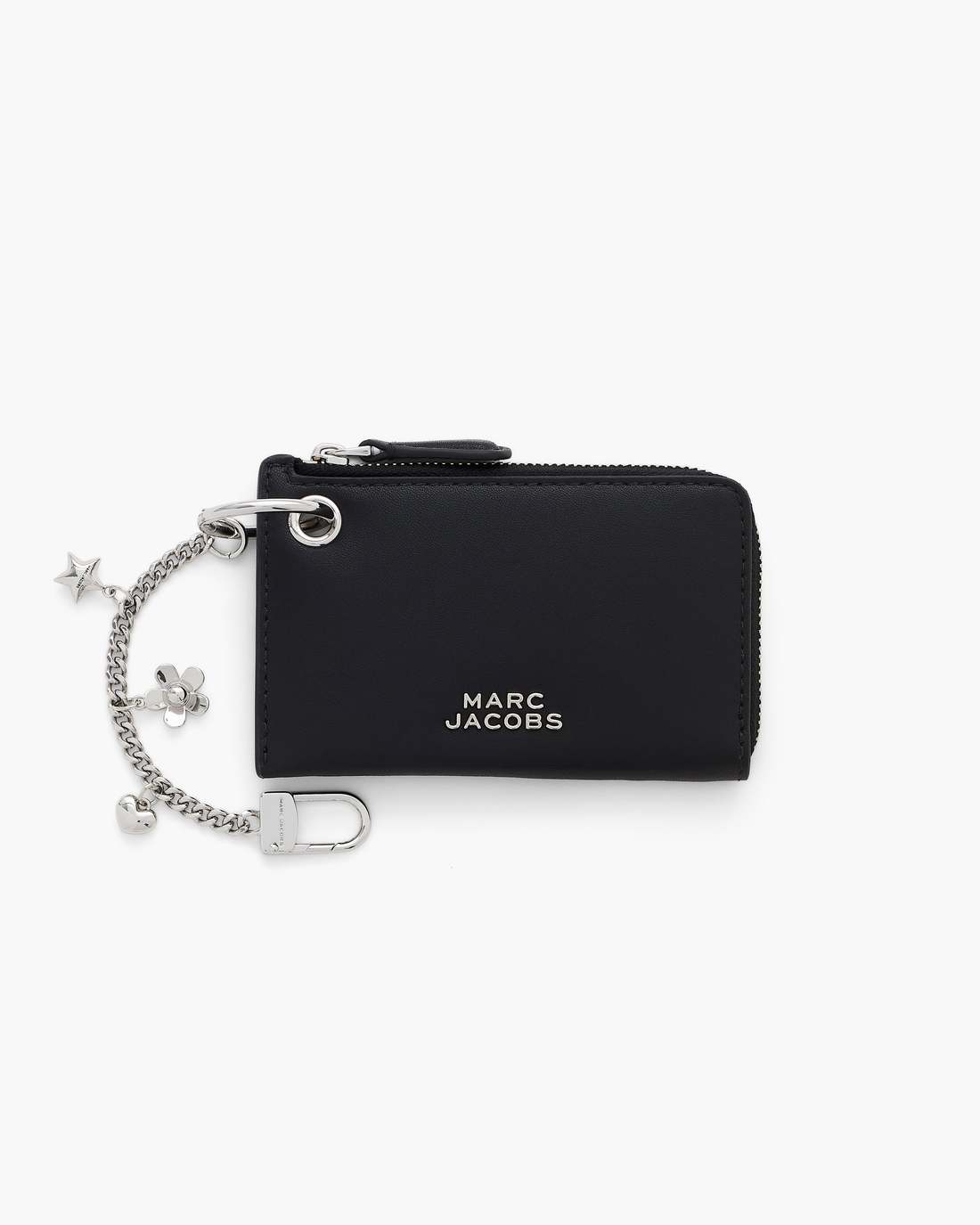 The Everyday Top Zip Charm Wallet Black Marc Jacobs