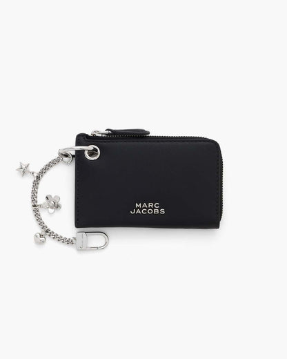 The Everyday Top Zip Charm Wallet Black Marc Jacobs