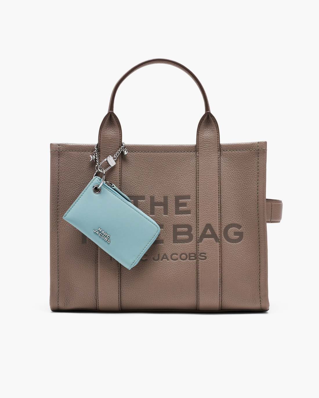 The Everyday Top Zip Charm Wallet Sky Blue Marc Jacobs