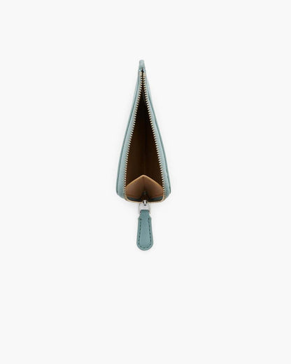 The Everyday Top Zip Charm Wallet Sky Blue Marc Jacobs