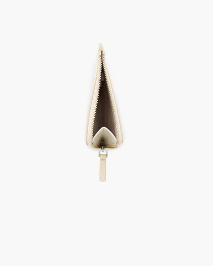 The Top Zip Charm Wallet Cloud White Marc Jacobs