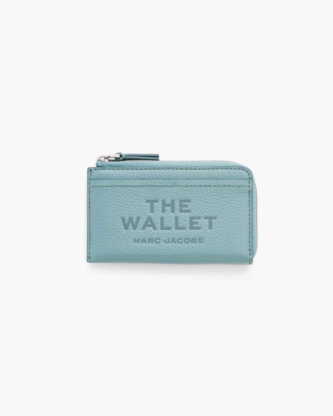 The Leather Top Zip Multi Wallet Sky Blue Marc Jacobs