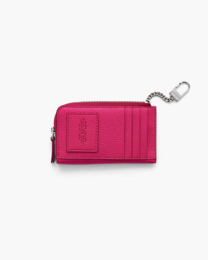 The Leather Top Zip Multi Wallet Raspberry Pink Marc Jacobs