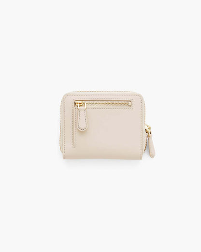 The Everyday Slim Compact Wallet Cloud White Marc Jacobs