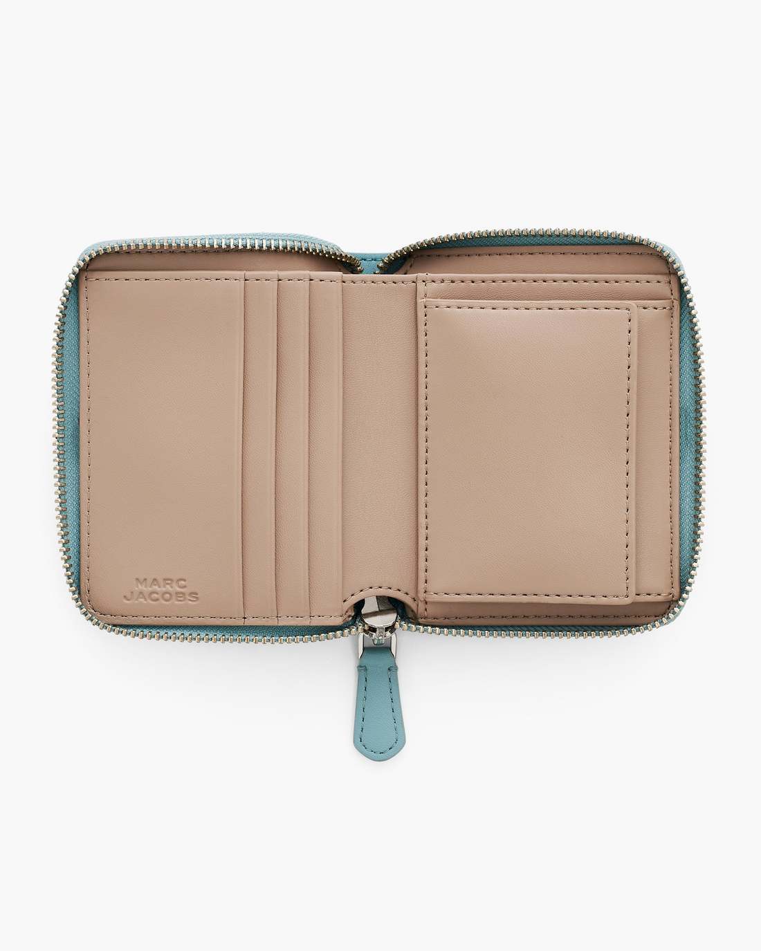 The Everyday Slim Compact Wallet Sky Blue Marc Jacobs