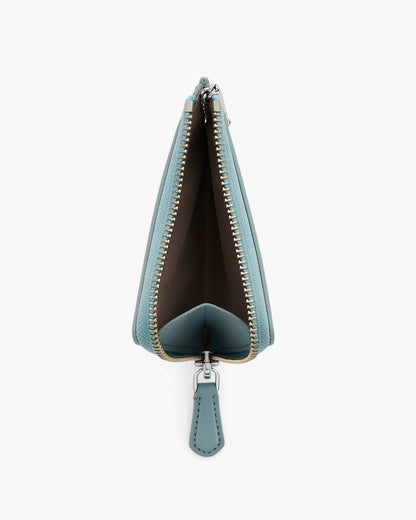 The Everyday Top Zip Wallet Sky Blue Marc Jacobs