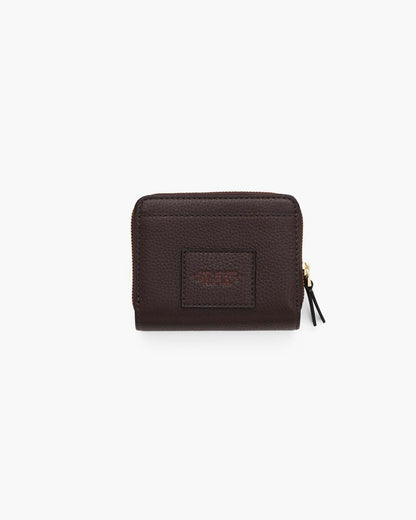 The Leather Mini Compact Wallet Ganache Marc Jacobs
