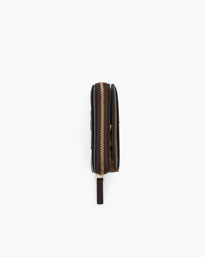 The Leather Mini Compact Wallet Ganache Marc Jacobs