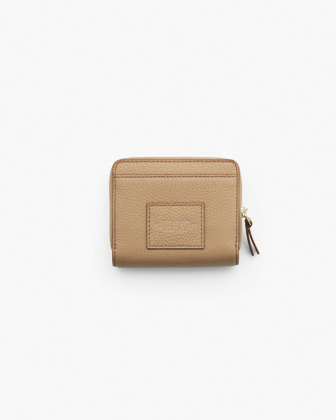 The Leather Mini Compact Wallet Camel Marc Jacobs