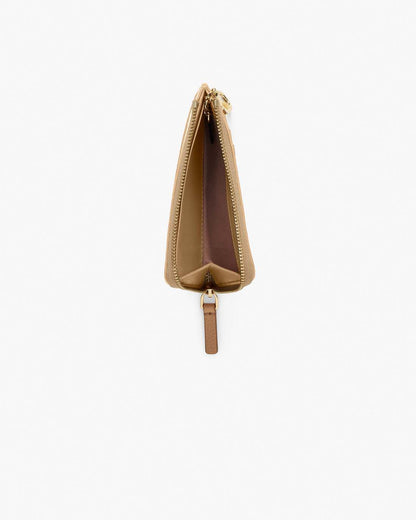 The Leather Top Zip Multi Wallet Camel Marc Jacobs