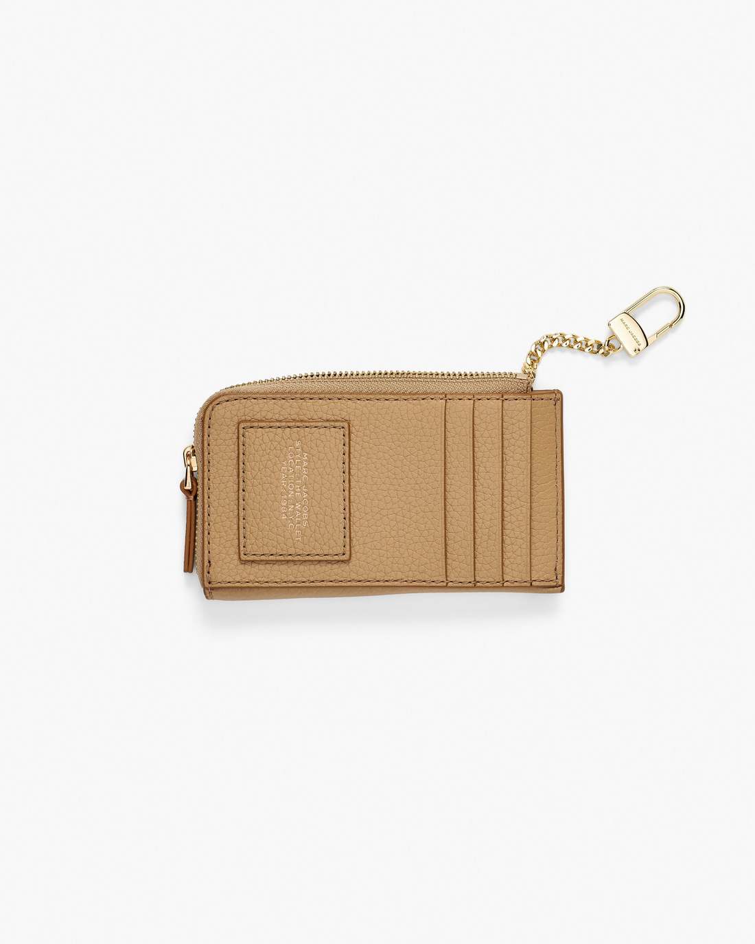The Leather Top Zip Multi Wallet Camel Marc Jacobs