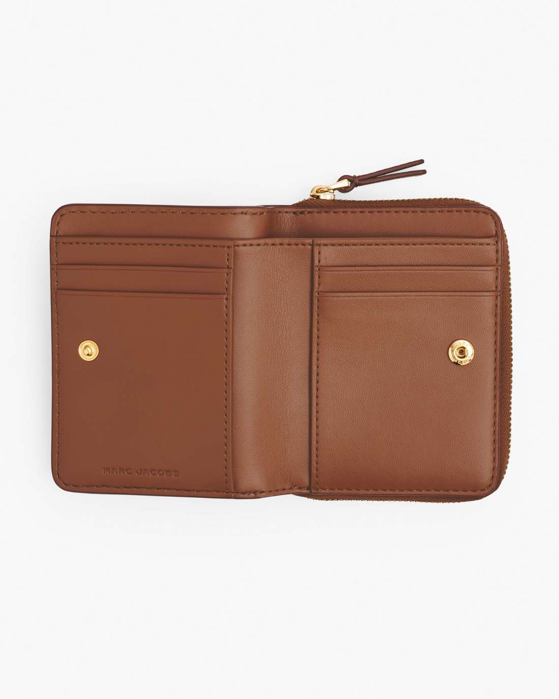 The Leather Mini Compact Wallet Argan Oil Marc Jacobs