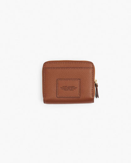The Leather Mini Compact Wallet Argan Oil Marc Jacobs