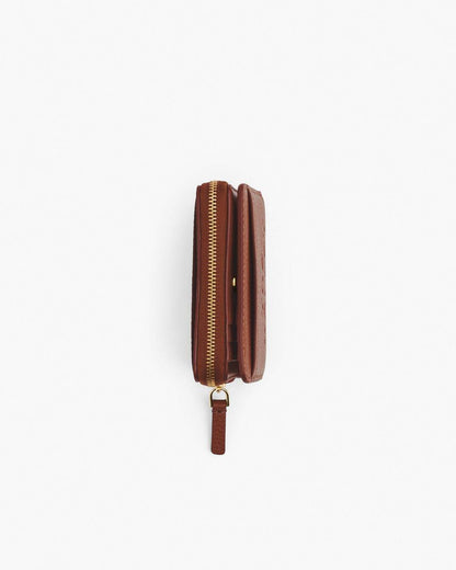 The Leather Mini Compact Wallet Argan Oil Marc Jacobs