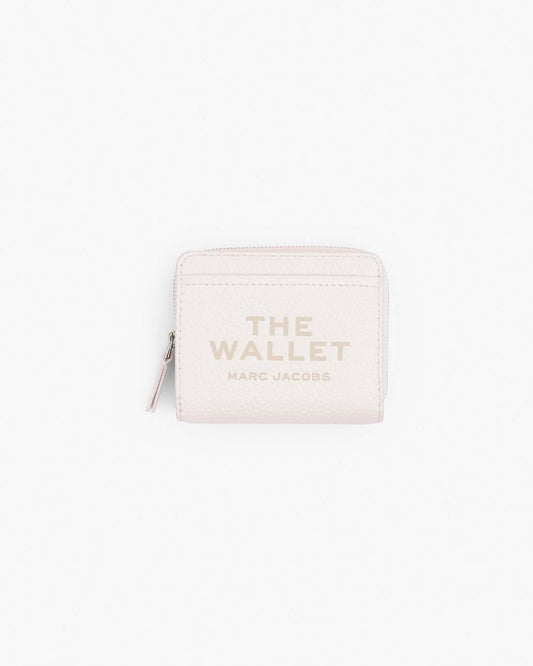 The Leather Mini Compact Wallet Cotton Marc Jacobs