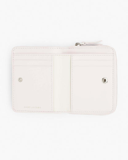 The Leather Mini Compact Wallet Cotton Marc Jacobs