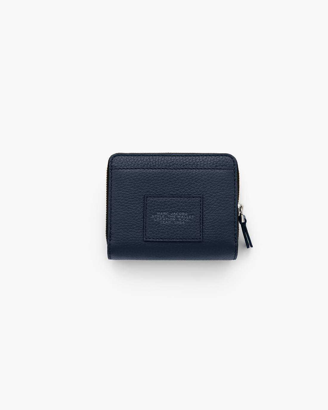 The Leather Mini Compact Wallet Blue Sea Marc Jacobs