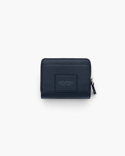 The Leather Mini Compact Wallet Blue Sea Marc Jacobs