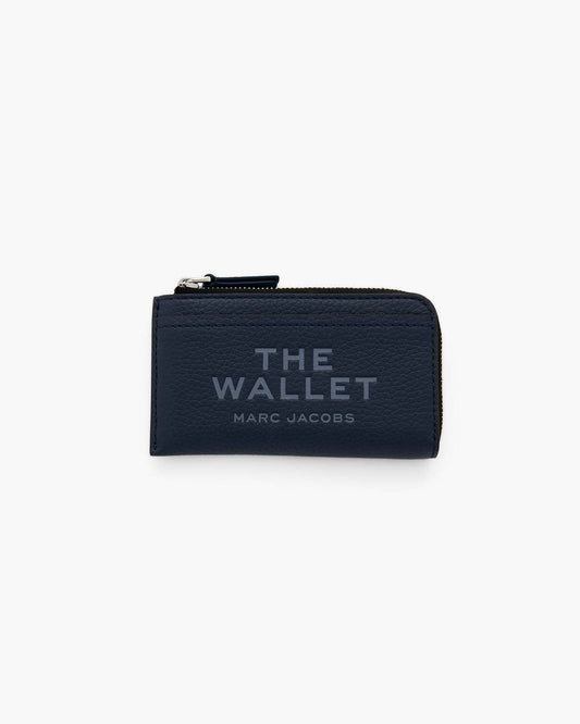 The Leather Top Zip Multi Wallet Blue Sea Marc Jacobs