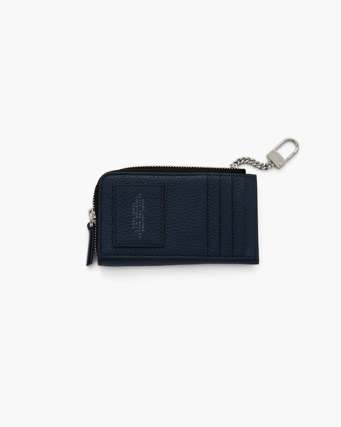 The Leather Top Zip Multi Wallet Blue Sea Marc Jacobs