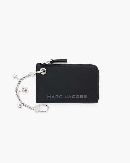 The Top Zip Charm Wallet Black Marc Jacobs