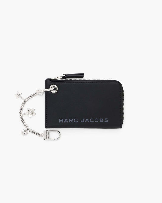 The Top Zip Charm Wallet Black Marc Jacobs