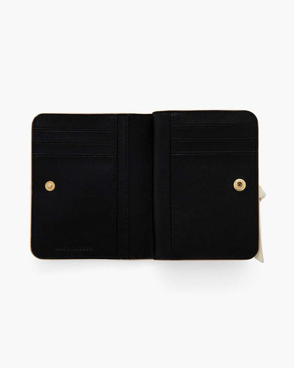 The Utility Snapshot Mini Compact Wallet Camel Multi Marc Jacobs