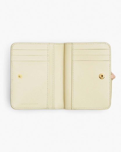 The Utility Snapshot Mini Compact Wallet Khaki Multi Marc Jacobs