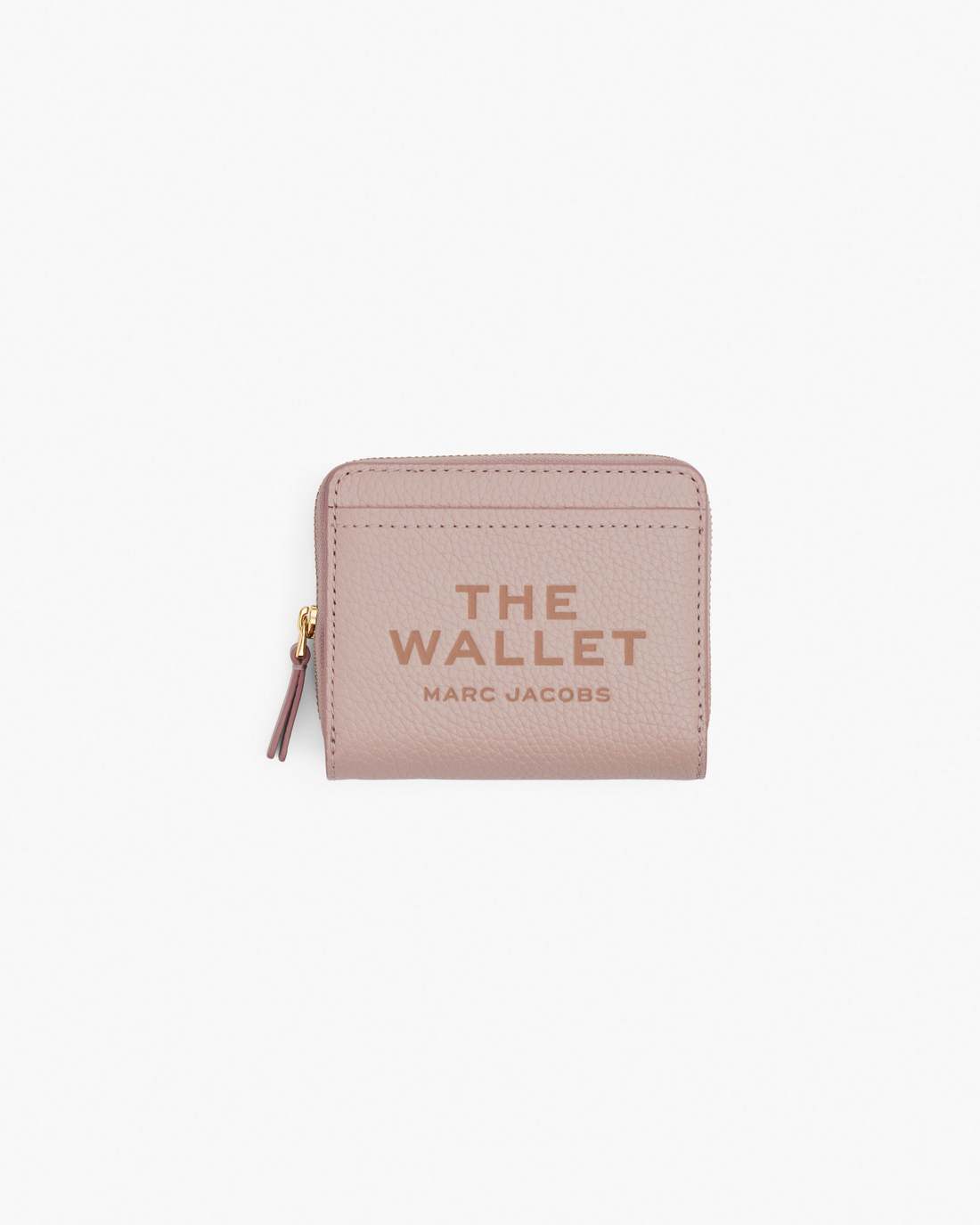 The Leather Mini Compact Wallet Rose Marc Jacobs