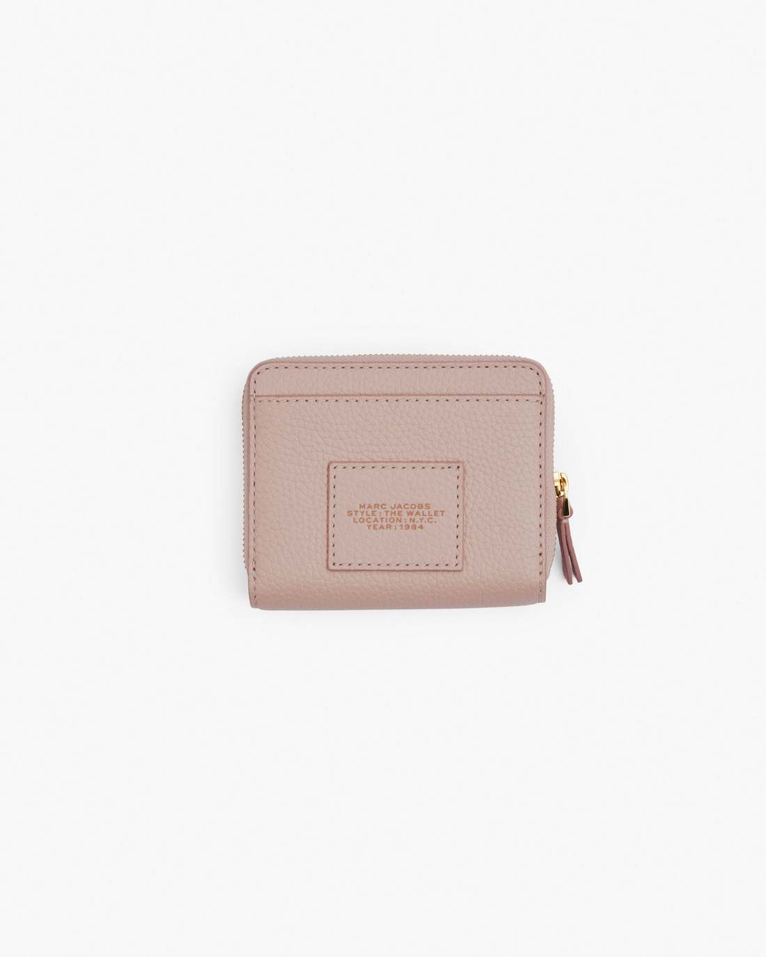 The Leather Mini Compact Wallet Rose Marc Jacobs
