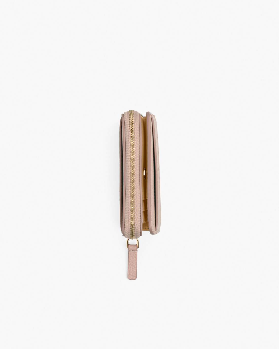 The Leather Mini Compact Wallet Rose Marc Jacobs