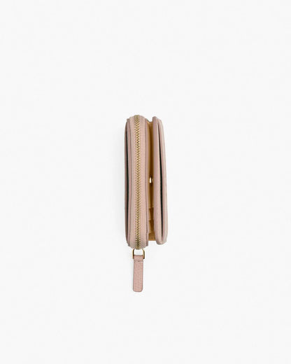 The Leather Mini Compact Wallet Rose Marc Jacobs