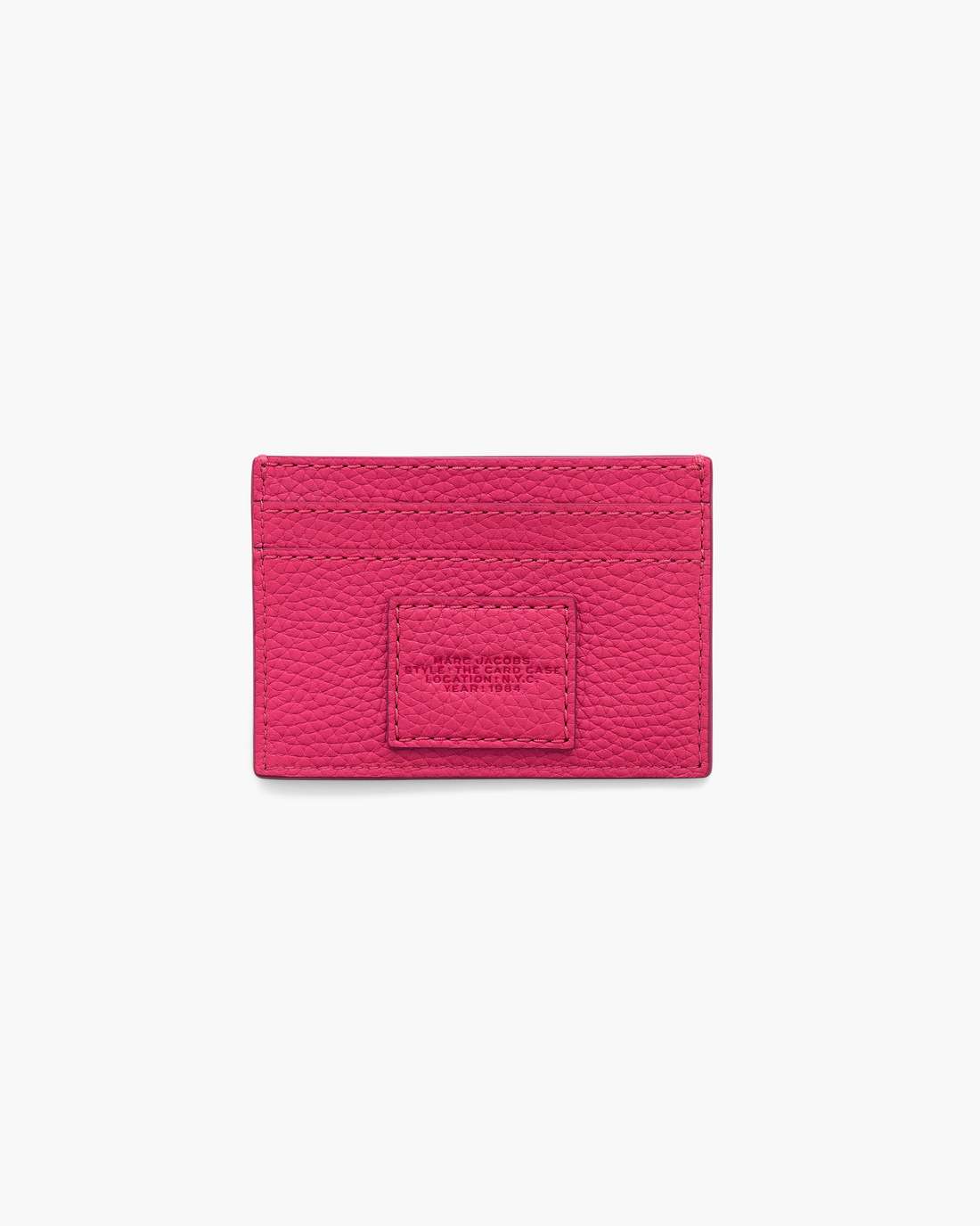 The Leather Card Case Raspberry Pink Marc Jacobs