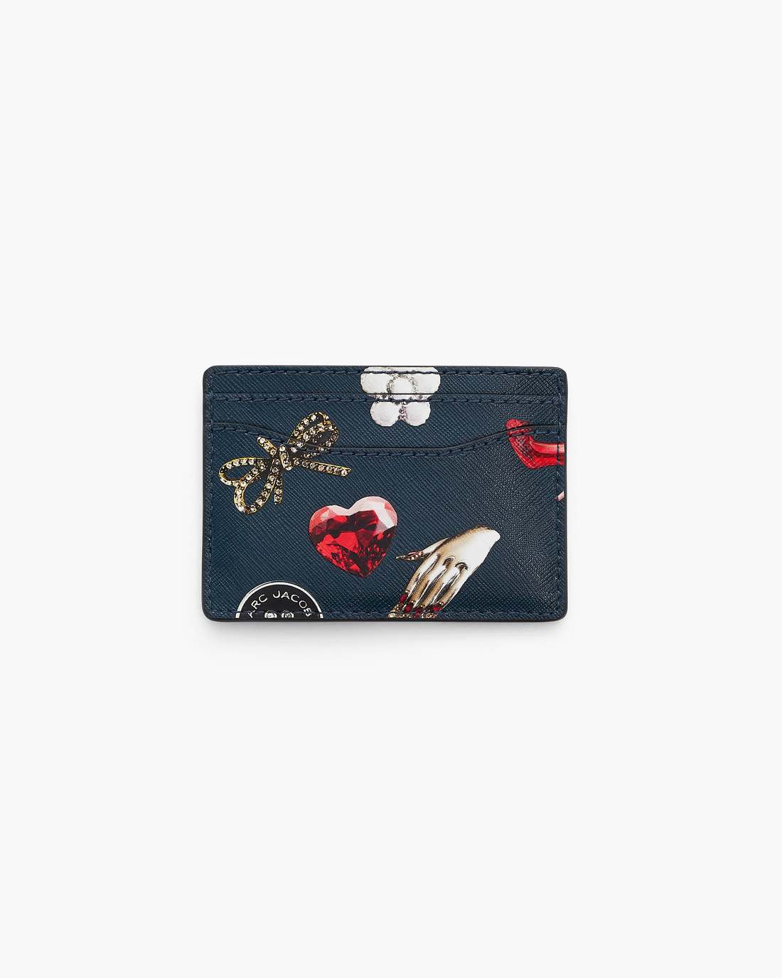 The Trinket Utility Snapshot Card Case Navy Multi Marc Jacobs