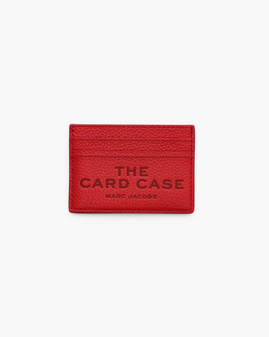 The Leather Card Case True Red Marc Jacobs