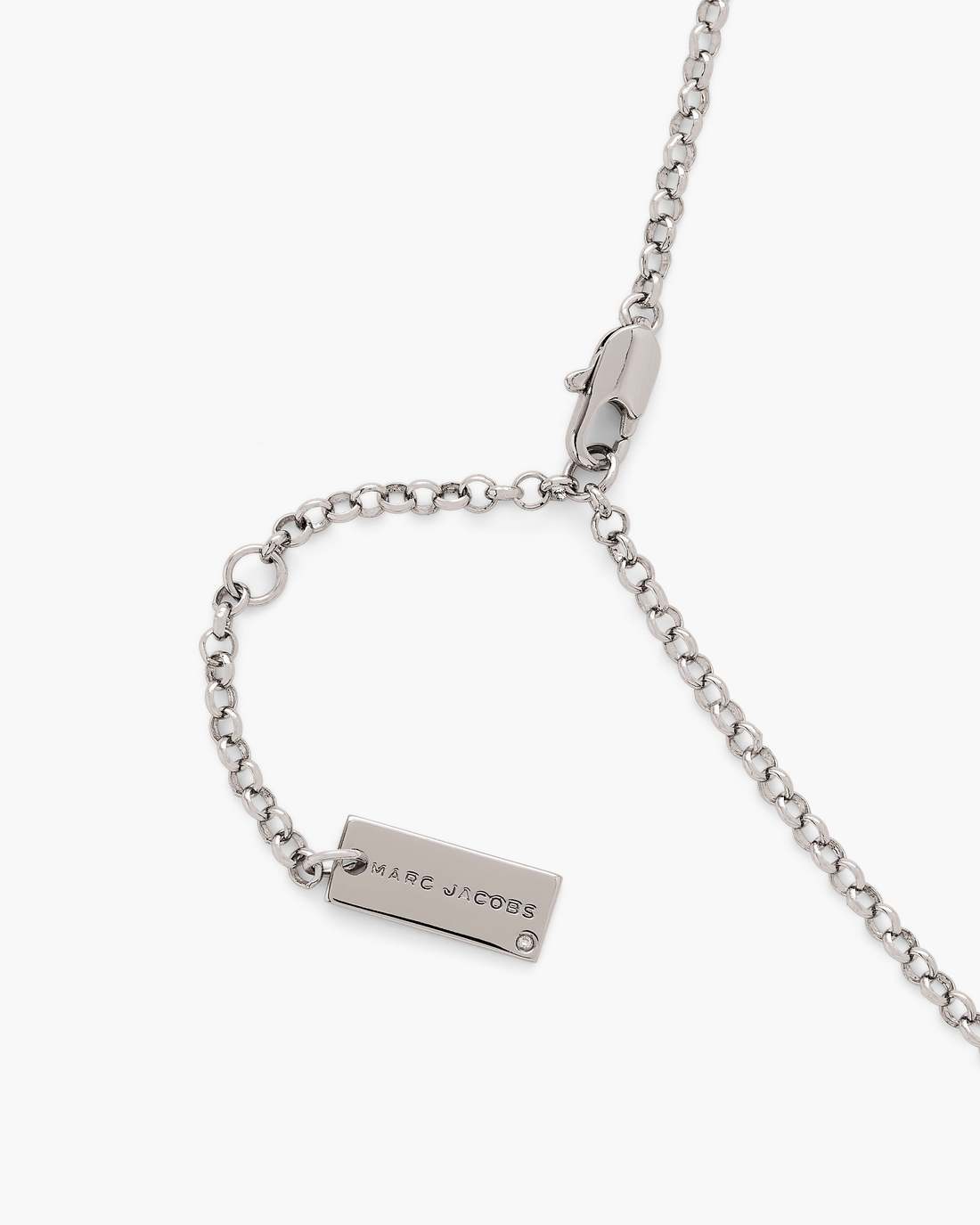 The Trinket Cluster Necklace Silver/Multi Marc Jacobs