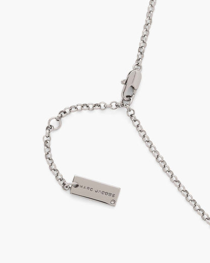 The Trinket Cluster Necklace Silver/Multi Marc Jacobs