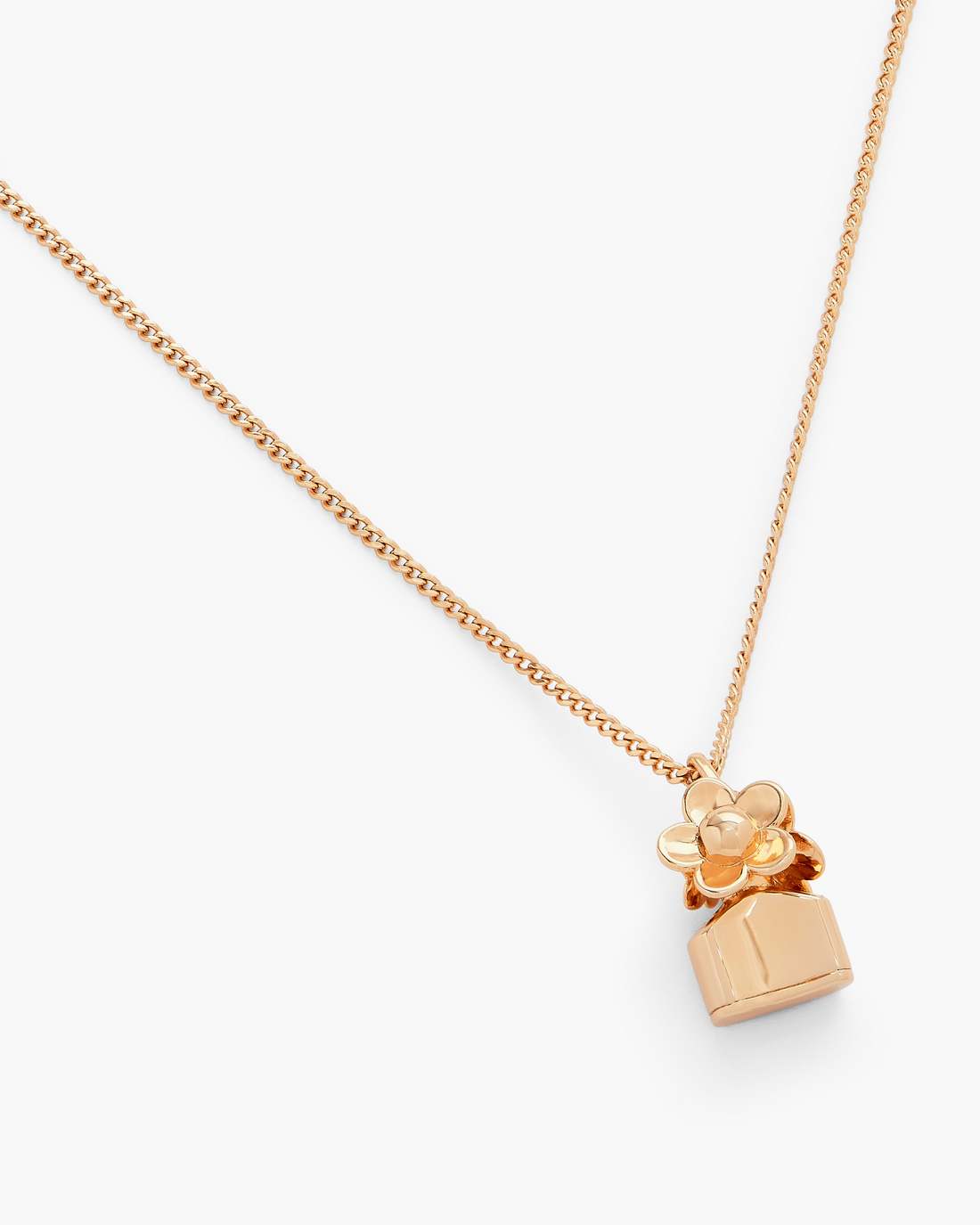 The Mini Icon Daisy Necklace Gold Marc Jacobs