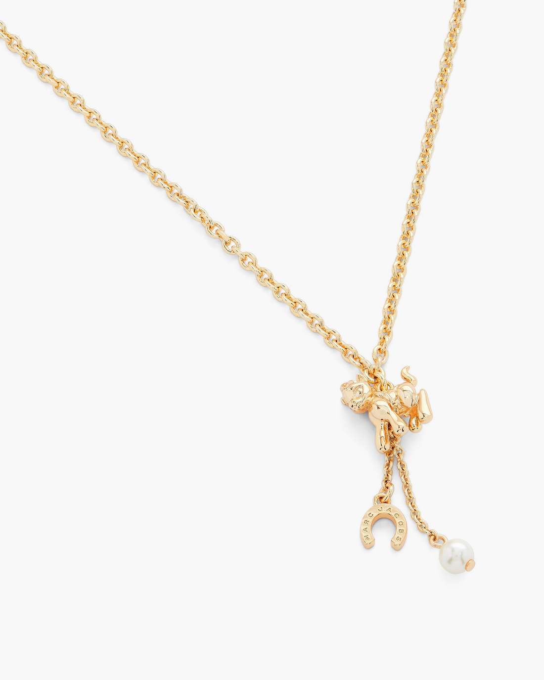 The Year Of The Horse Necklace Gold Marc Jacobs