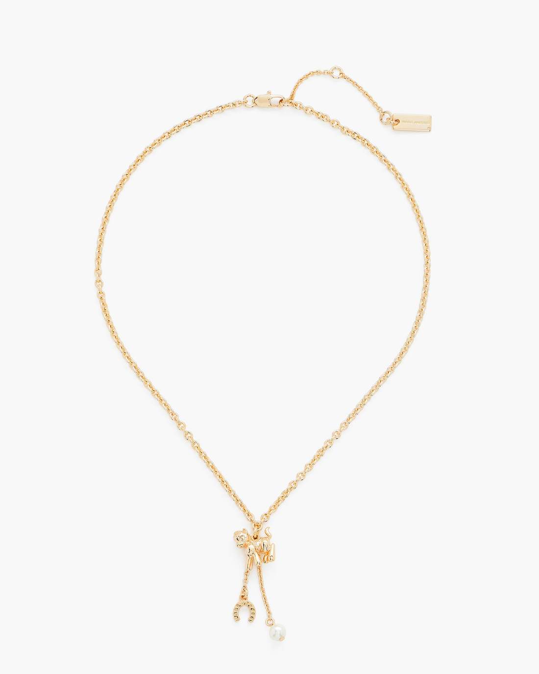 The Year Of The Horse Necklace Gold Marc Jacobs